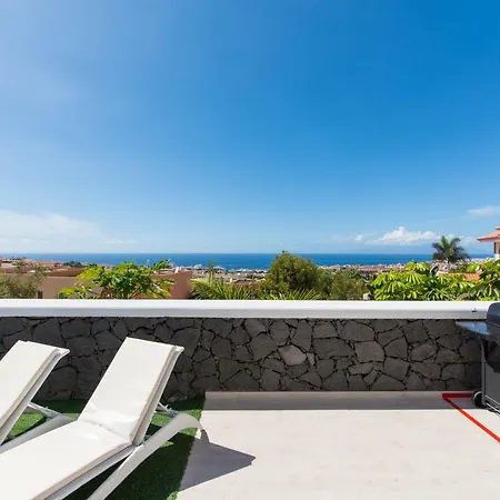 Luxury White Villa With Sea View, Heated Pool Costa Adeje  Esterno foto