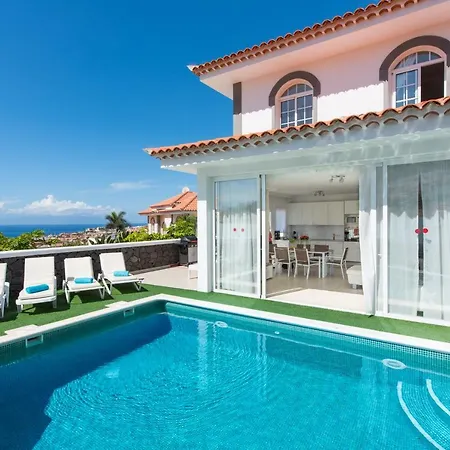 Luxury White Villa With Sea View, Heated Pool Costa Adeje  Esterno foto