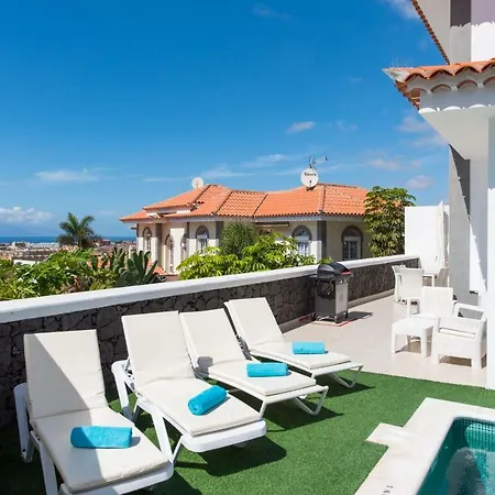 Luxury White Villa With Sea View, Heated Pool Costa Adeje  Esterno foto