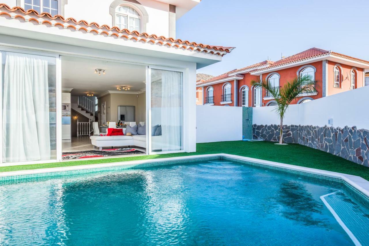 Luxury White With Sea View, Heated Pool Willa Costa Adeje (Tenerife)